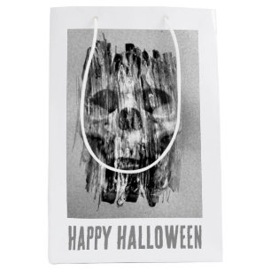Happy Halloween. Distressed skull Medium Gift Bag
