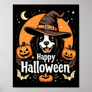 Happy Halloween Dog Long Sleeve Poster