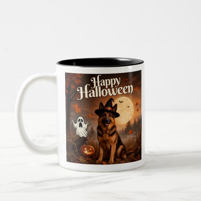  Happy Halloween Dog Mug (Left)