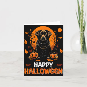 Happy Halloween Dog T-Shirt2 Card
