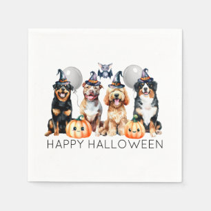 Happy Halloween Dogs Napkin
