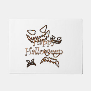 happy Halloween Doormat