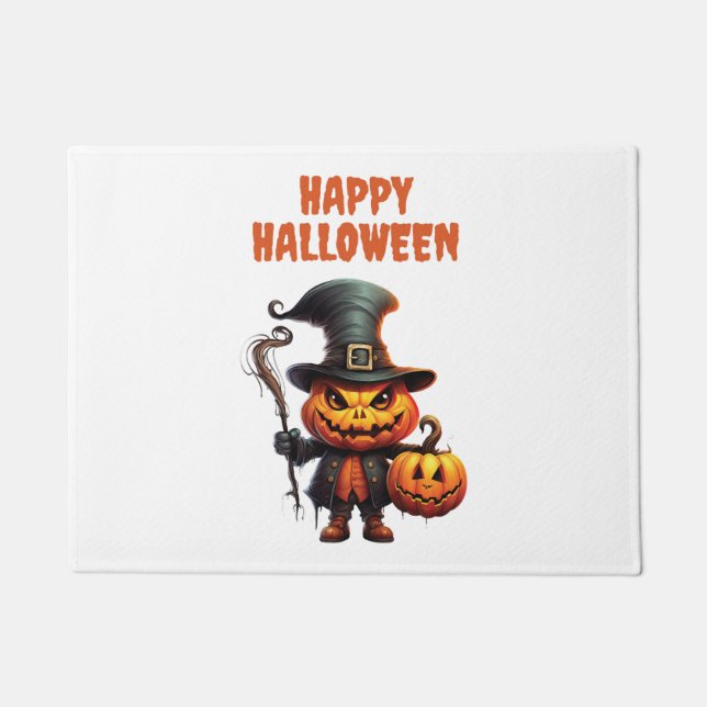HAPPY HALLOWEEN           DOORMAT (Front)