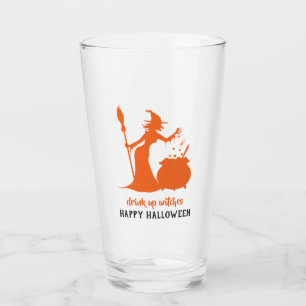Happy Halloween Drink Up Witches Party Potion Glass