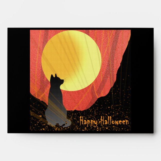 Happy Halloween Envelope (Front)