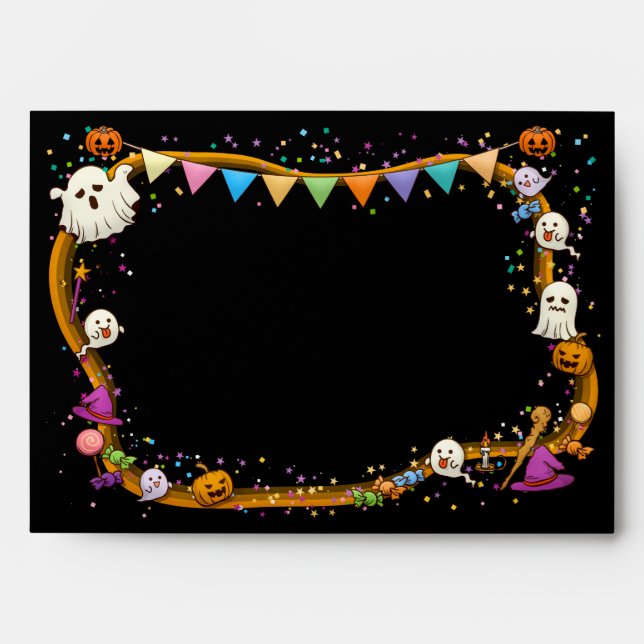 Happy Halloween Envelope (Front)