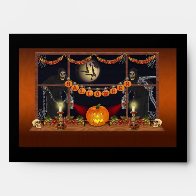 Happy Halloween Envelope (Front)