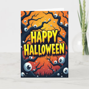 Happy Halloween Eyeball Card