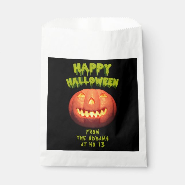 Happy Halloween Favour Bags (Front)