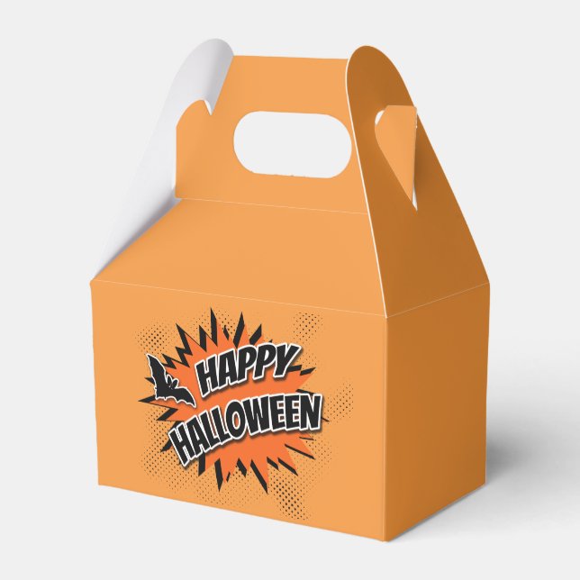Happy Halloween Favour Box (Back Side)