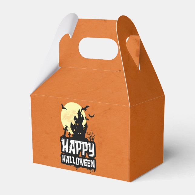Happy Halloween Favour Box (Back Side)