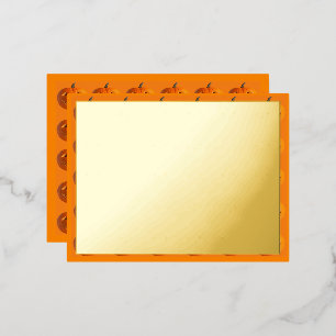 Happy Halloween Foil Holiday Card