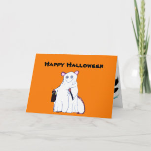 HAPPY HALLOWEEN  -**Folded Greeting Card