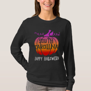 Happy Halloween For South Carolina Women Men Boo P T-Shirt