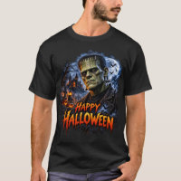 Happy Halloween Frankenstein Monster