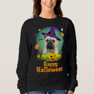 Happy Halloween French Bulldog Dog Pumpkin Witch G Sweatshirt