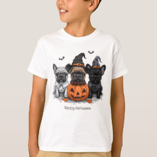 Happy Halloween French Bulldogs T-Shirt