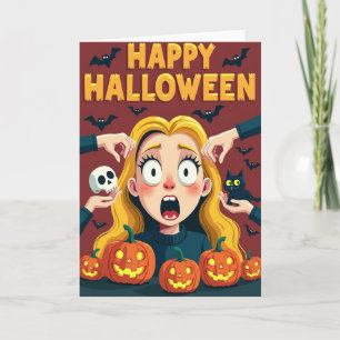 Happy Halloween Fright Night Card
