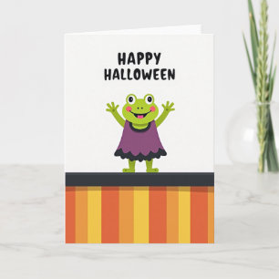 Happy Halloween Froggy Card