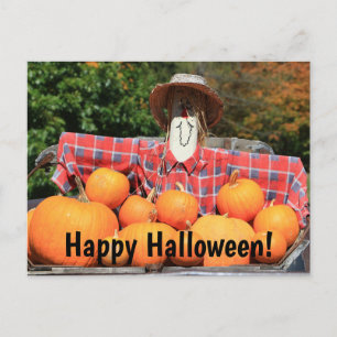 Happy Halloween from The Pumpkin Patch Postcard
