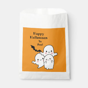 Happy Halloween Fun Ghost Personalise Favour Bags