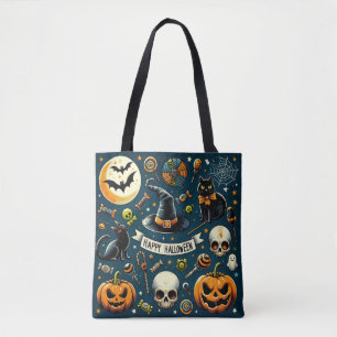 Happy Halloween Fun & Spooky Tote Bag