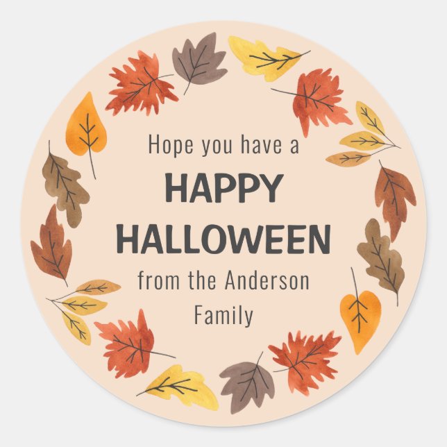 Happy Halloween Fun Sticker for all ages (Front)