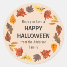 Happy Halloween Fun Sticker for all ages