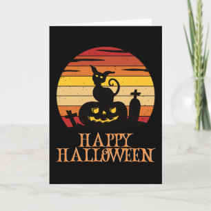 Happy Halloween Funny Creepy Character Card