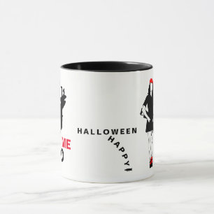 Happy Halloween Funny Horror customisable Mug