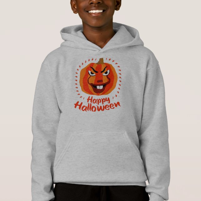 🎃 Happy Halloween – Funny, Scary & Cute Pumpkin (Front)