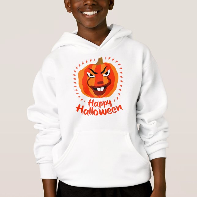 🎃 Happy Halloween – Funny, Scary & Cute Pumpkin (Front)