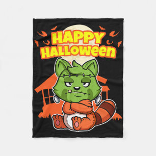 Happy Halloween Funny Scary Hallow's Eve Party Cos Fleece Blanket