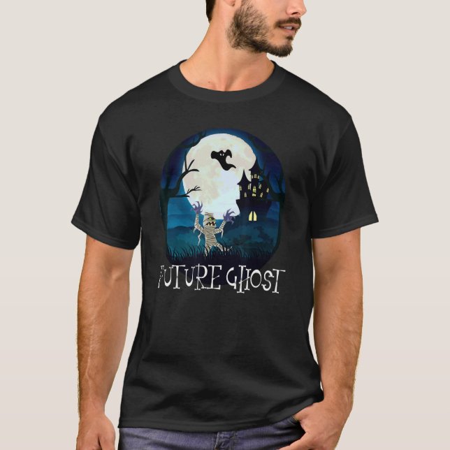 HAPPY HALLOWEEN FUTURE GHOST T-Shirt (Front)