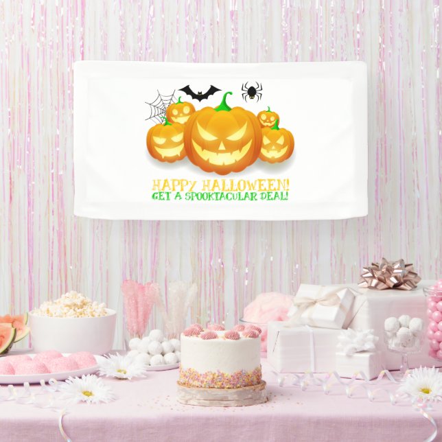 Happy Halloween! Get A Spooktacular Deal! Banner (Party)