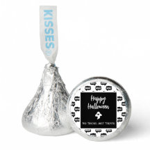 Happy Halloween ghost boo no tricks just treats