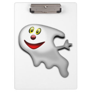 "HAPPY HALLOWEEN" GHOST CLIPBOARD