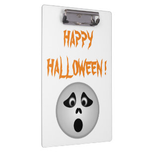 "HAPPY HALLOWEEN" GHOST CLIPBOARD