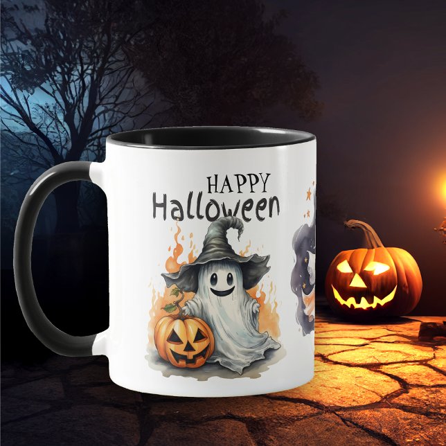 Happy Halloween Ghost Kids Mug (Creator Uploaded)