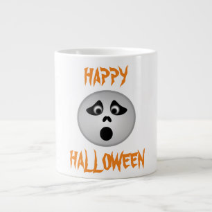"HAPPY HALLOWEEN" GHOST LARGE COFFEE MUG