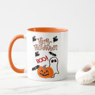 Happy Halloween Ghost Mug