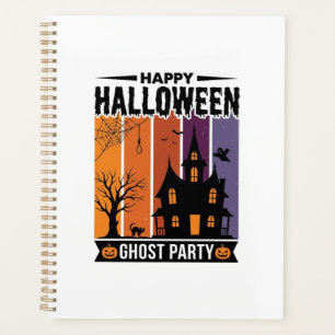 Happy Halloween Ghost Party Haunted House Shirt De Planner