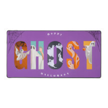 Happy Halloween Ghost Spooky Cute Purple Gamer