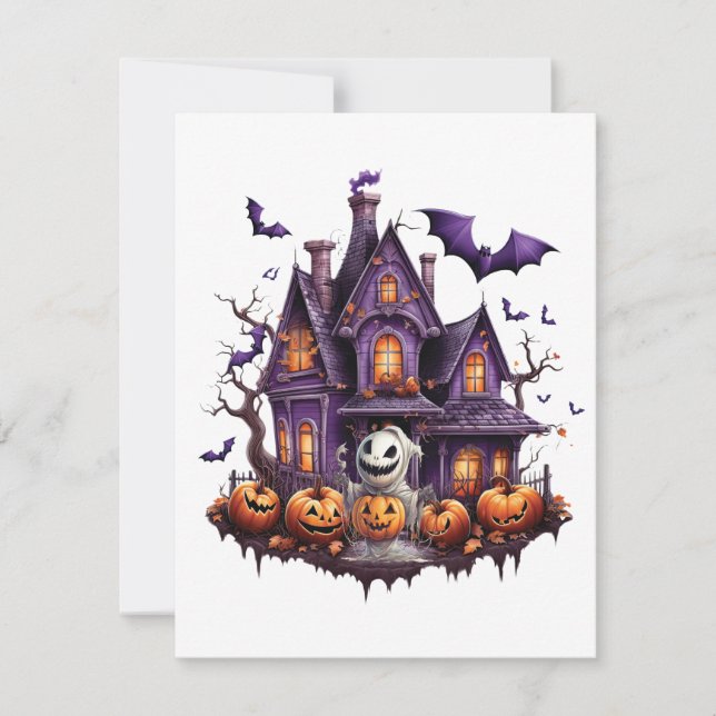 Happy Halloween Ghoul Card (Front)