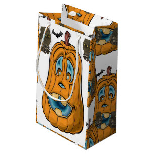 Happy Halloween  Gift Bag, Pumpkin Small Gift Bag