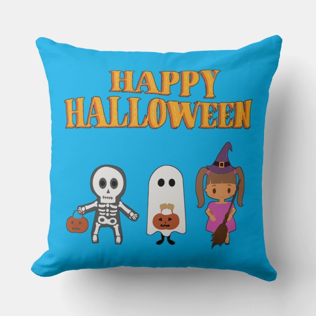 Happy Halloween gift Cushion (Front)