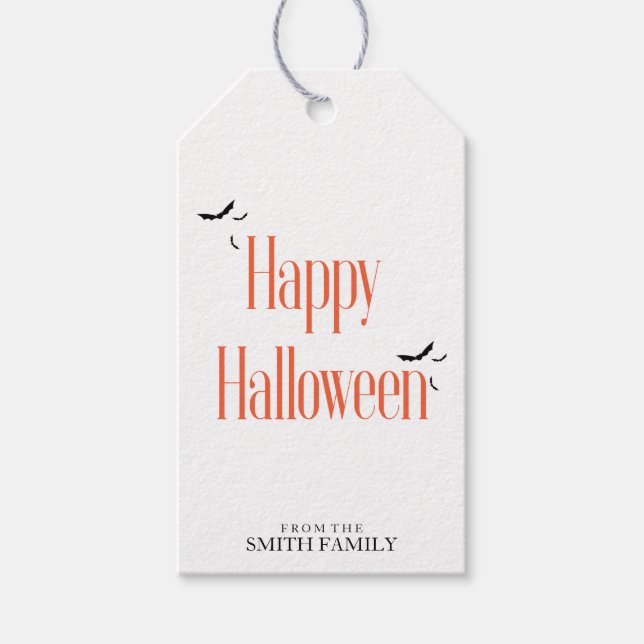 Happy Halloween Gift Tag (Front)