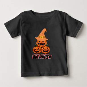 Happy Halloween Girly Cute Baby T-Shirt