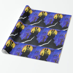 Happy Halloween Glossy Wrapping Paper