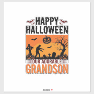 Happy Halloween Grandson Vintage Spooky Shirt Desi